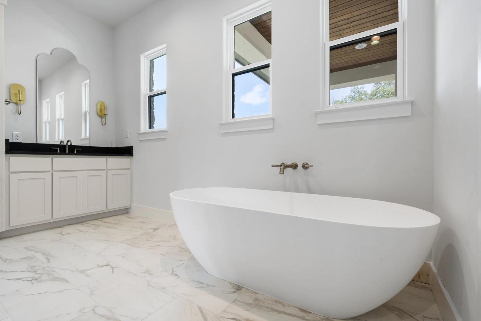 Custom bathroom detail 7 of 11 — Georgetown, TX — Chance Leigh Custom Homes