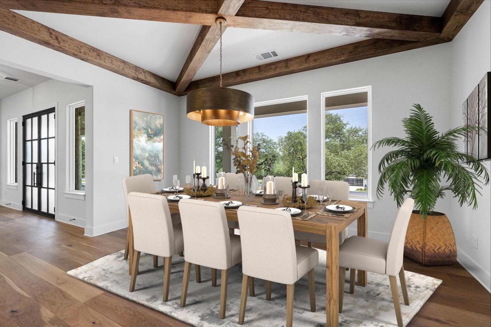 Custom dining room 4 of 4 — Chance Leigh Custom Homes, Georgetown TX
