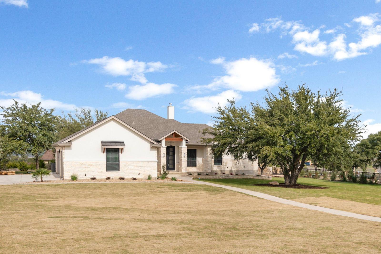Custom home exterior elevation 1 of 6 — Chance Leigh Custom Homes, Georgetown TX