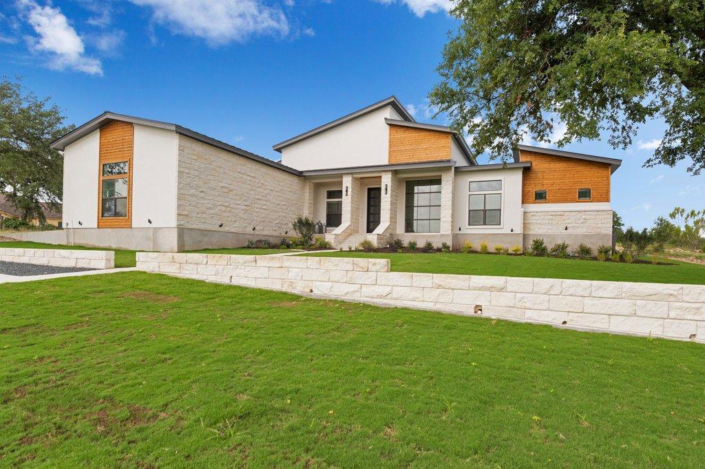 Custom home exterior elevation 3 of 6 — Chance Leigh Custom Homes, Georgetown TX