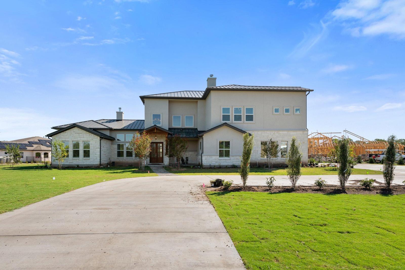 Custom home exterior elevation 5 of 6 — Chance Leigh Custom Homes, Georgetown TX