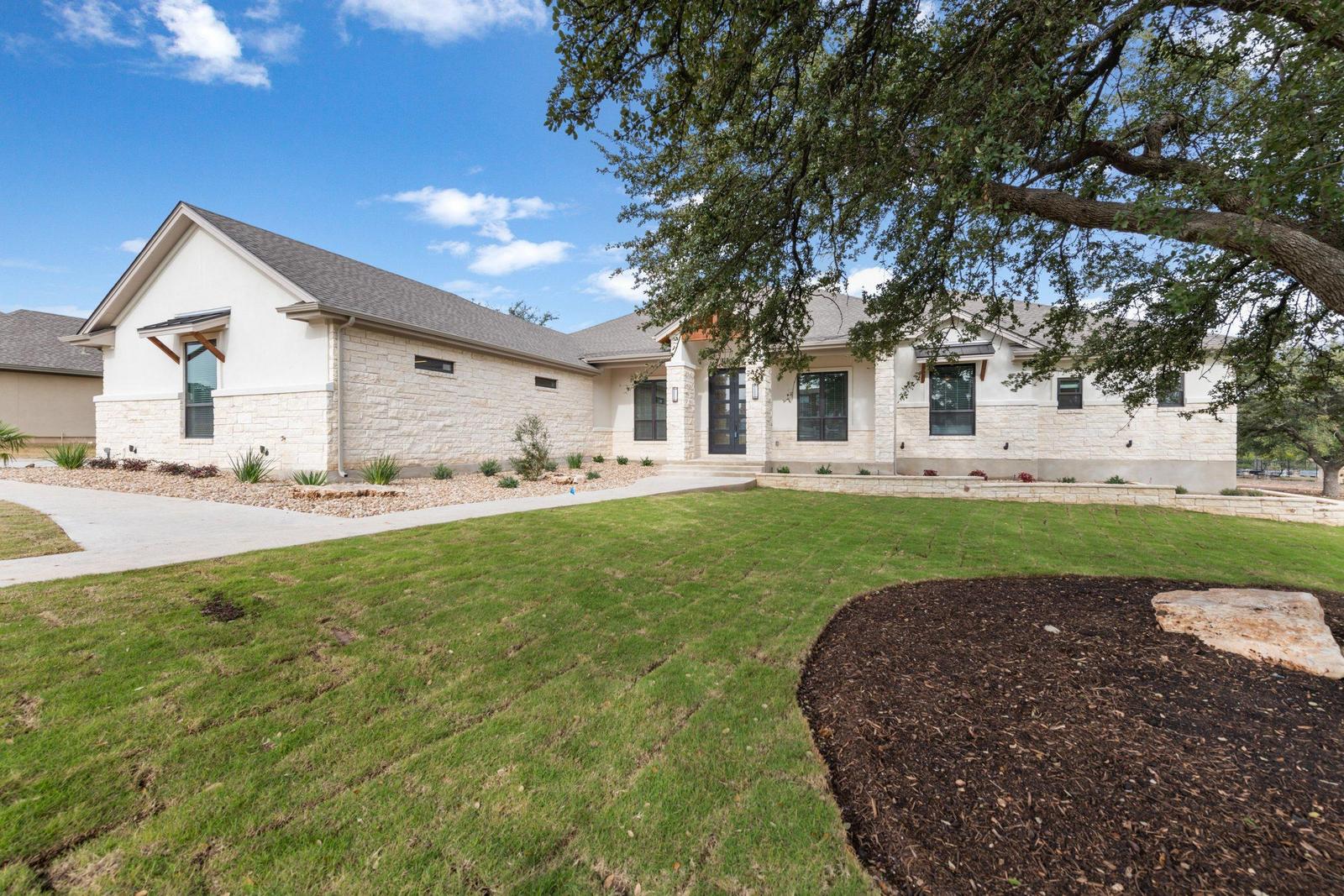 Custom home exterior elevation 6 of 6 — Chance Leigh Custom Homes, Georgetown TX