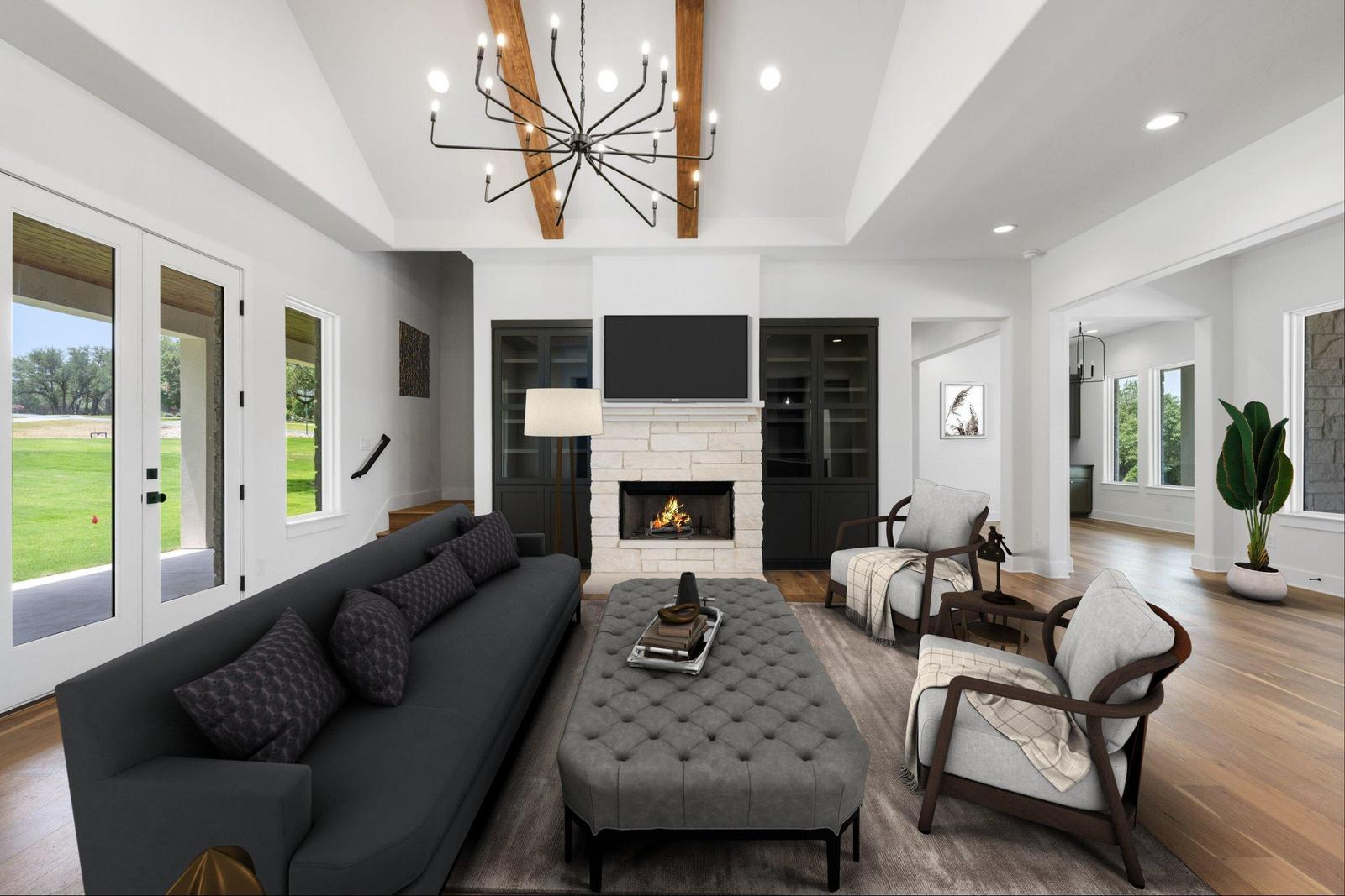 Custom living room 12 of 24 — Georgetown, TX by Chance Leigh Custom Homes