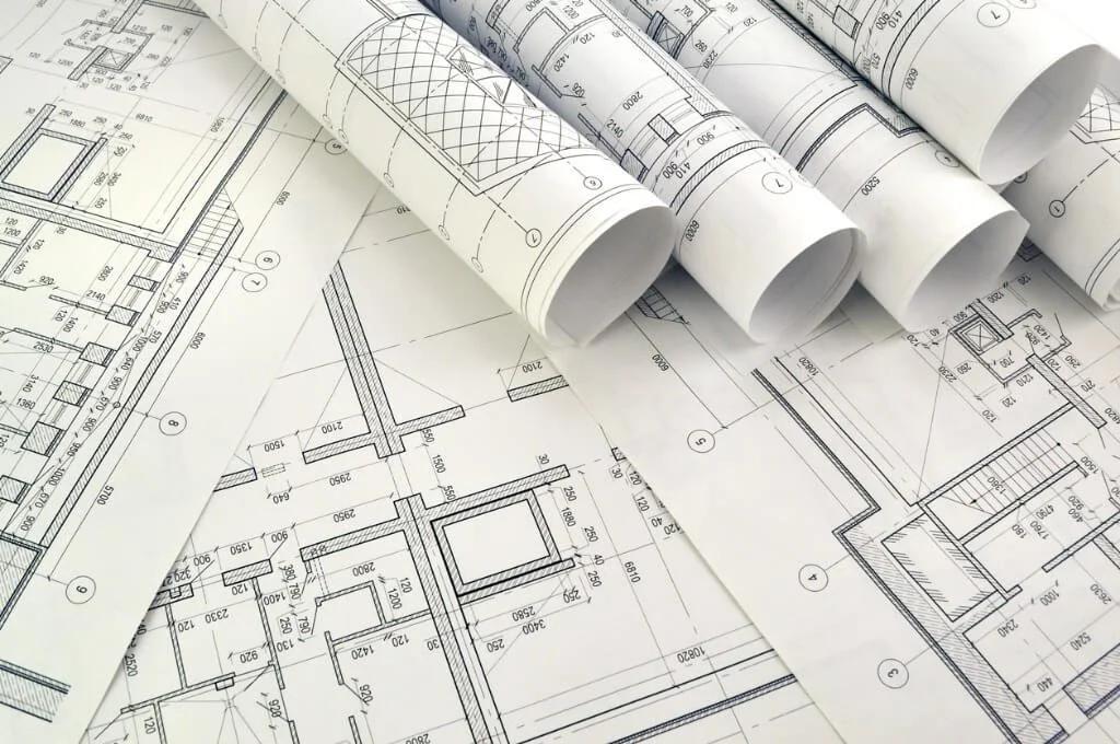 Architectural plans for a custom home
